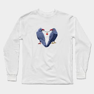 Ravens in love Long Sleeve T-Shirt